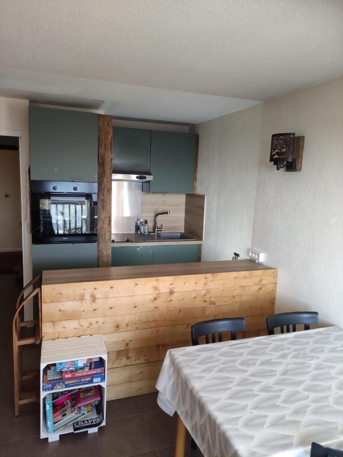 Studio Avec Vue Panoramique Sur La Montagne Font-Romeu-Odeillo-Via Exteriör bild