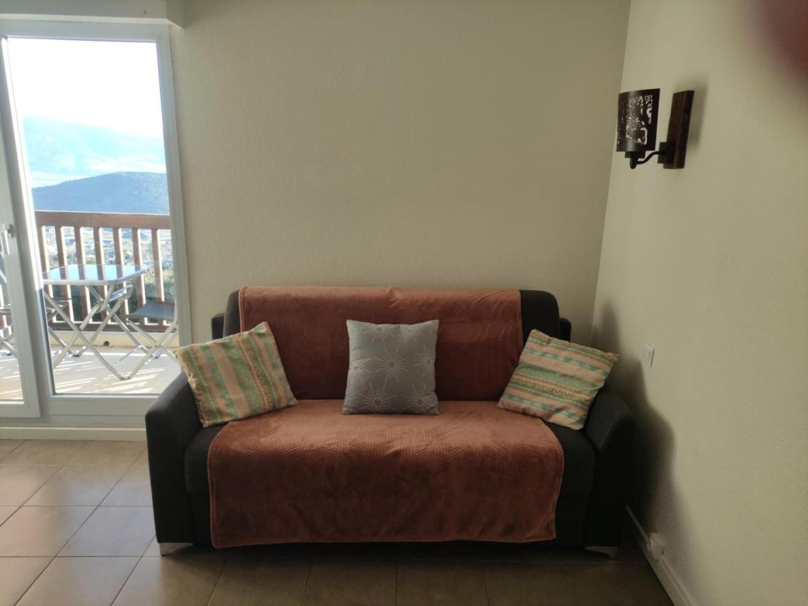 Studio Avec Vue Panoramique Sur La Montagne Font-Romeu-Odeillo-Via Exteriör bild